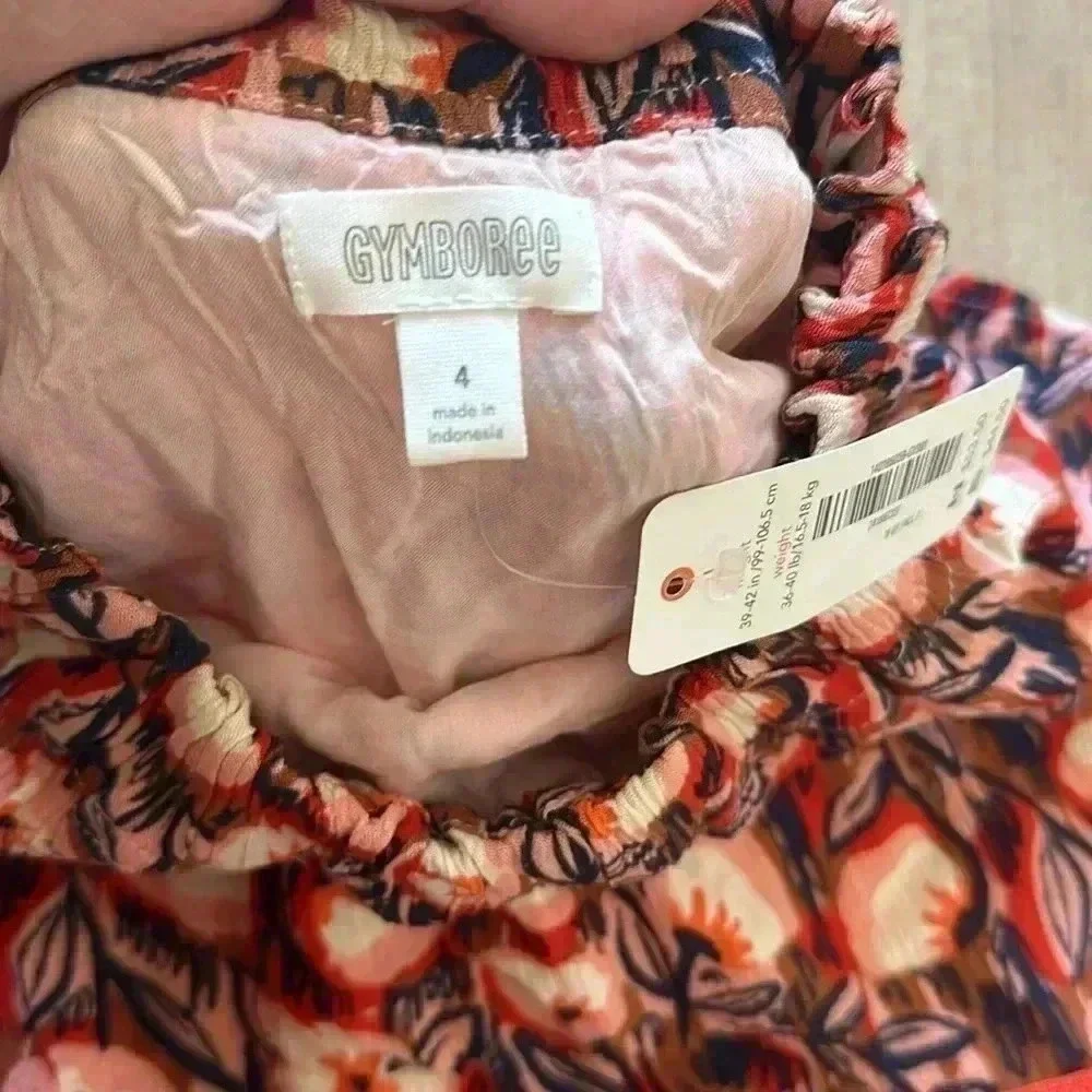 NWT Gymboree Floral Dress Sz 4
